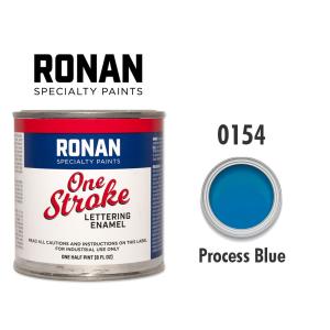 プロセス ブルー 0154 - ロナン ワンストローク ペイント (Ronan One Stroke Paint)  237ml ムーンアイズ (MOONEYES)｜mooneyes
