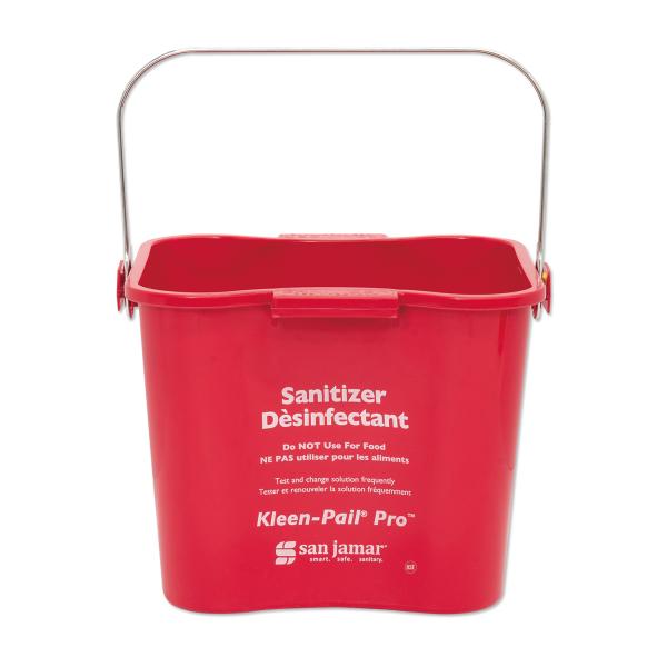 サンジャマー San Jamar Kleen Pail Sanitizer レッド バケツ 5L