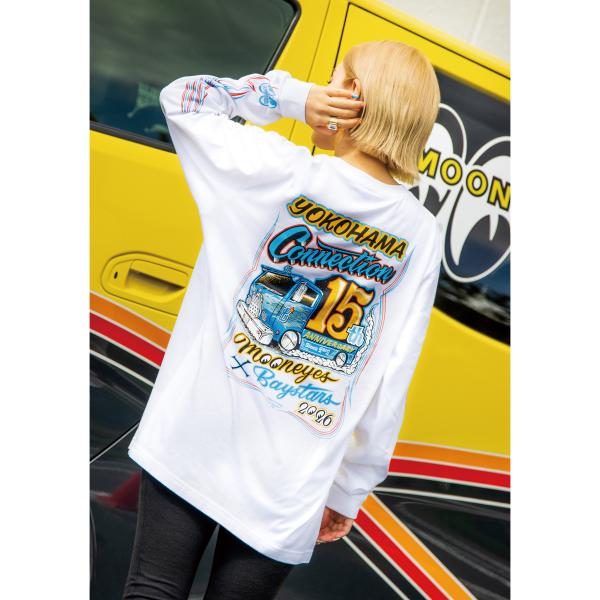 ムーンアイズ 横浜DeNAベイスターズ x MOONEYES 2026 ロング スリーブ Tシャツ