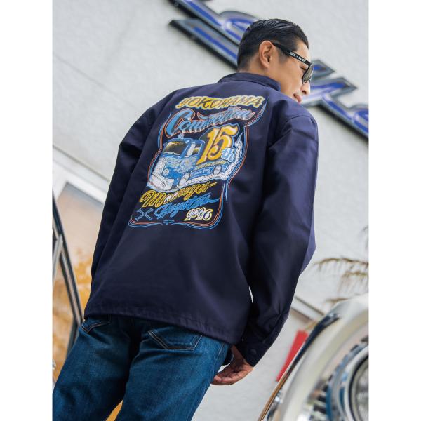 ムーンアイズ 横浜DeNAベイスターズ x MOONEYES 2026 コーチ ジャケット