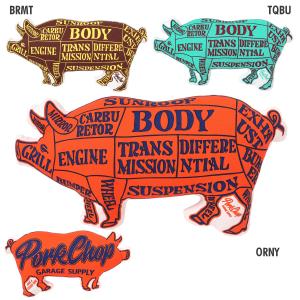 ポークチョップ PORKCHOP スクエア ラグ マット : MOONEYES - 通販