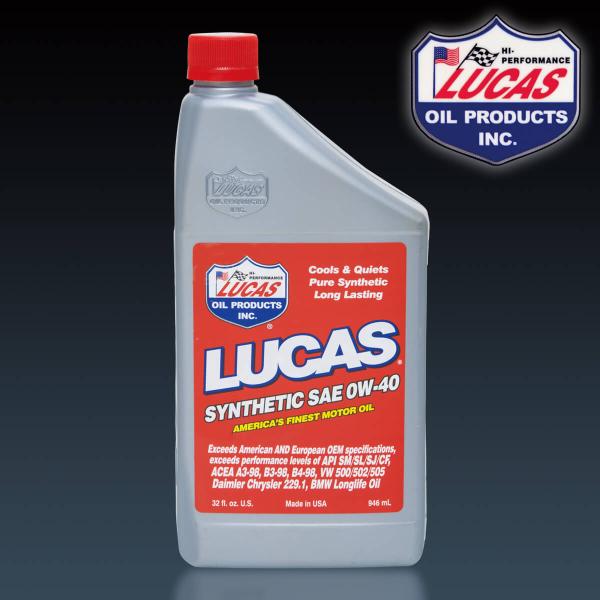 LUCAS Synthetic 0W-40（ルーカス シンセティック）