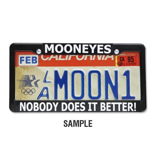 ムーンアイズ ナンバーフレーム (MOONEYES) USサイズ  カスタム ライセンス フレーム ...