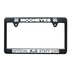 ムーンアイズ ナンバーフレーム (MOONEYES) ライセンス フレーム OFFICIAL MOON STAFF CAR