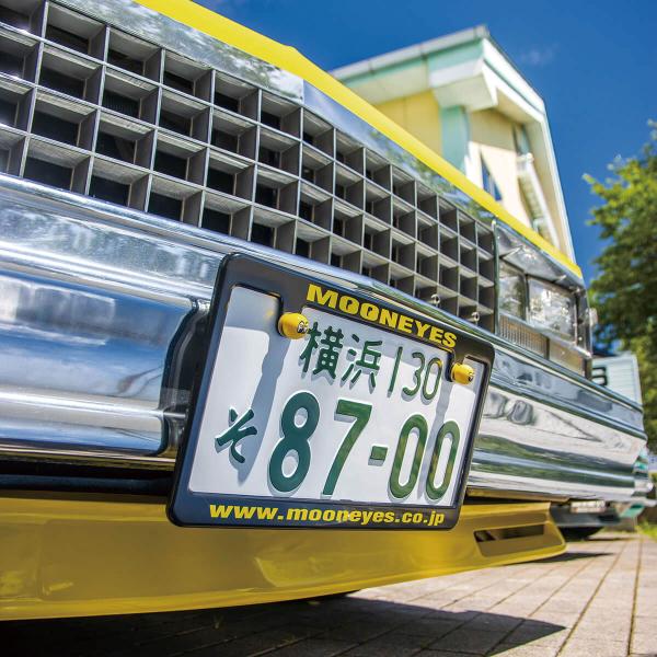 ムーンアイズ ナンバーフレーム New Std. MOONEYES ライセンス プレート フレーム ...