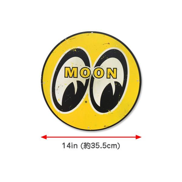 ムーンアイズ MOON（ムーン） スチール サイン スモール ＆ ディストレスト