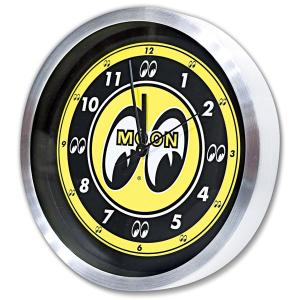 ムーンアイズ MOON アルミ ウォールクロックの詳細画像1