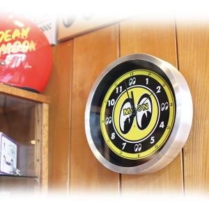 ムーンアイズ MOON アルミ ウォールクロックの詳細画像2