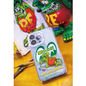 ムーンアイズ ラットフィンク Rat Fink X MOON Paint iPhone 13 Pro ハードケース｜mooneyes