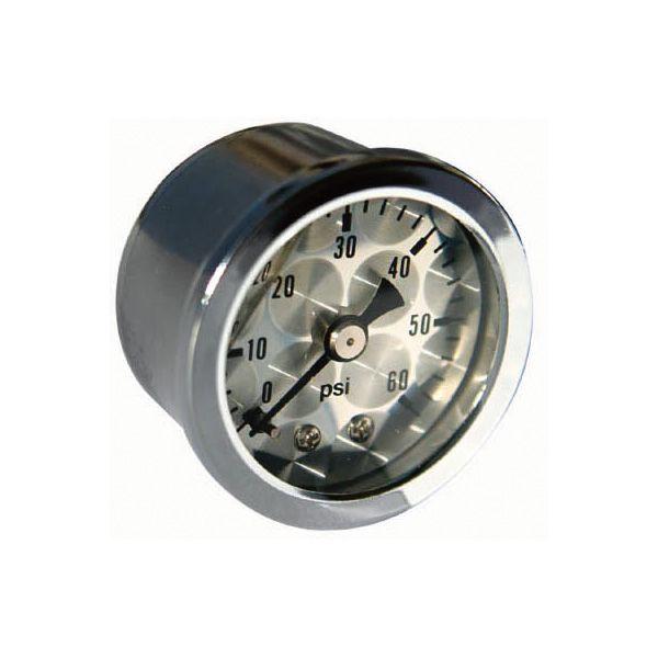 ダイレクト マウント プレッシャー ゲージ Engine-Turned Facia Face(0-6...