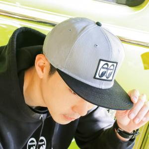 ムーンアイズ MOON Equipped (ムーン イクイップド)  ツイル フラットバイザー キャップ