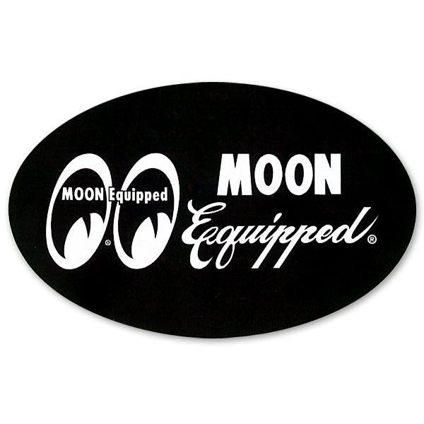 MOON Equipped (ムーン イクイップド)   オーバル ステッカー