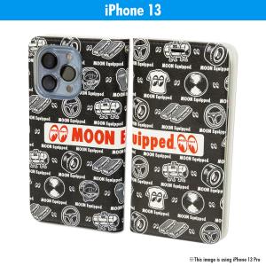 ムーンアイズ MOON Equipped iPhone 13 フリップ ケース｜mooneyes