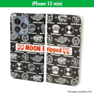 ムーンアイズ MOON Equipped iPhone 13 mini フリップ ケース｜mooneyes