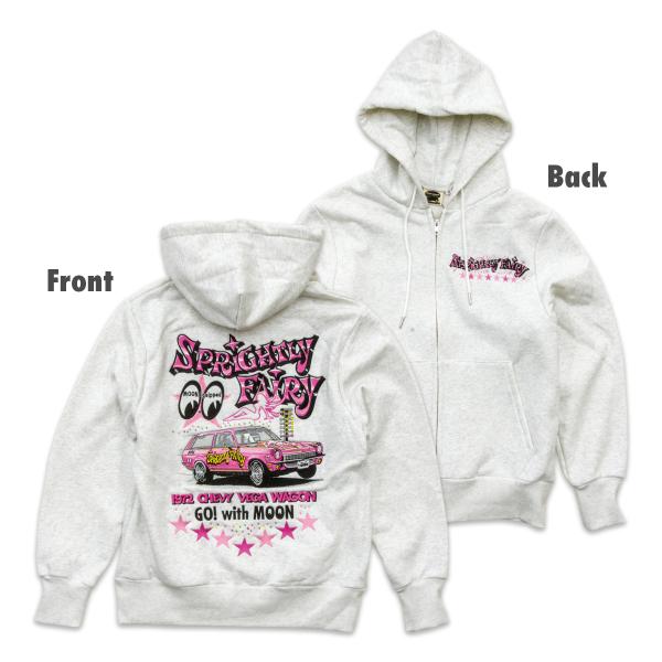 ムーンアイズ Sprightly Fairy Embroidery ジップ フーディー