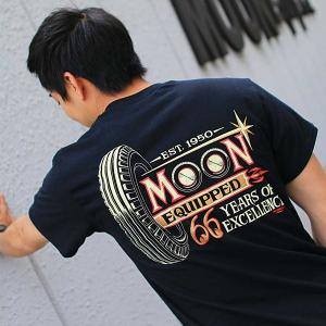 MOON Equipped (ムーン イクイップド) 66years Tシャツ｜mooneyes