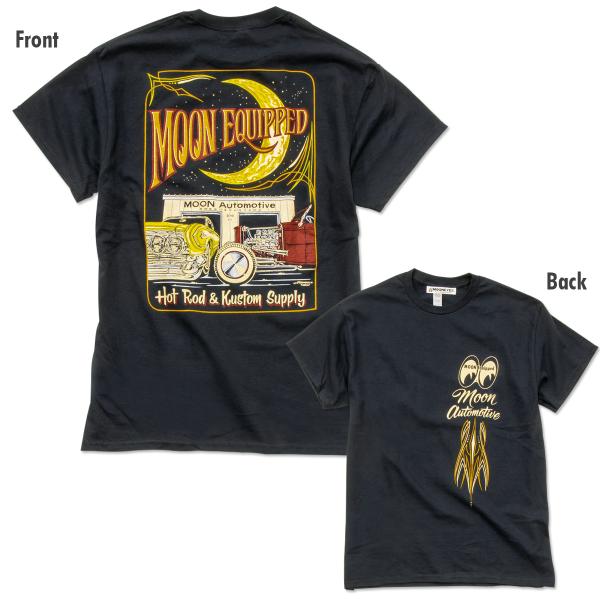 XXLサイズ ムーンアイズ  MOON Automotive ガレージ Tシャツ