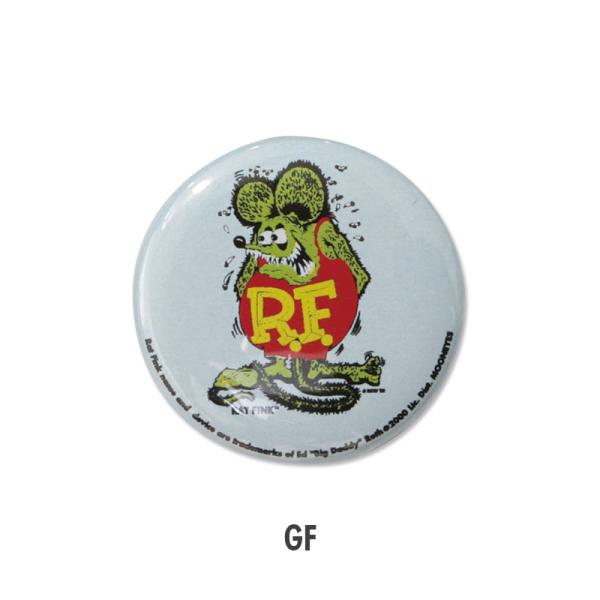 ラットフィンク Rat Fink カン バッジ (缶バッジ) グリーン フィンク