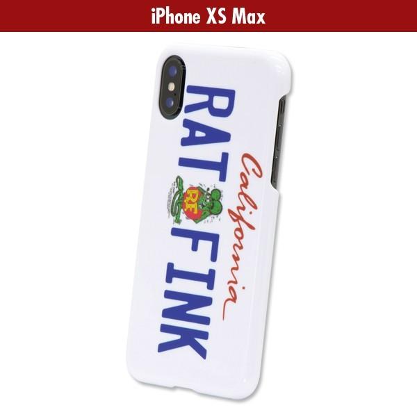 Rat Fink iPhone XS Max ハード カバー カリフォルニア プレート