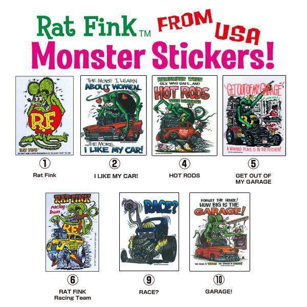 Rat Fink(ラットフィンク)  モンスター ステッカー 1