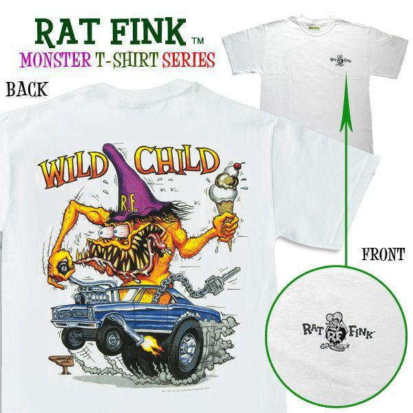 Rat Fink(ラットフィンク)  モンスター Tシャツ "Wild Child"