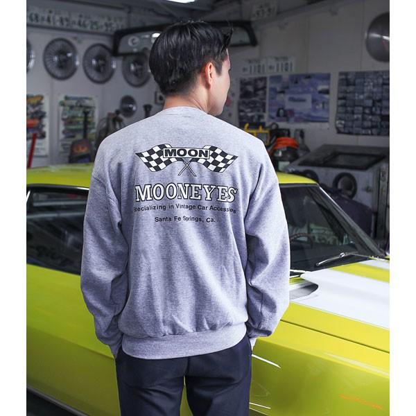 ムーンアイズ MOON Checker Flag スウェット シャツ