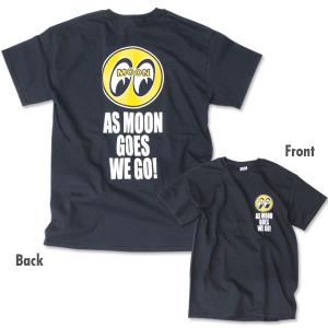 ムーンアイズ As MOON Goes We Go Tシャツ｜mooneyes