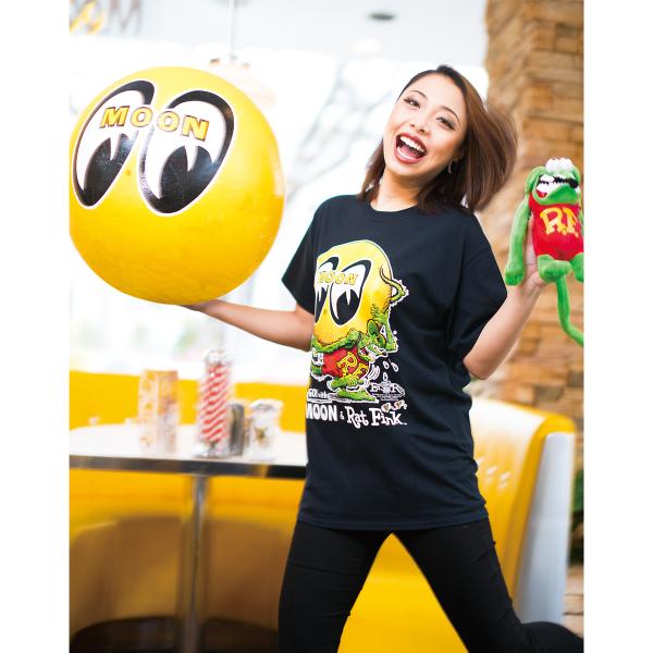 ムーンアイズ × ラットフィンク (MOONEYES x Rat Fink) Tシャツ