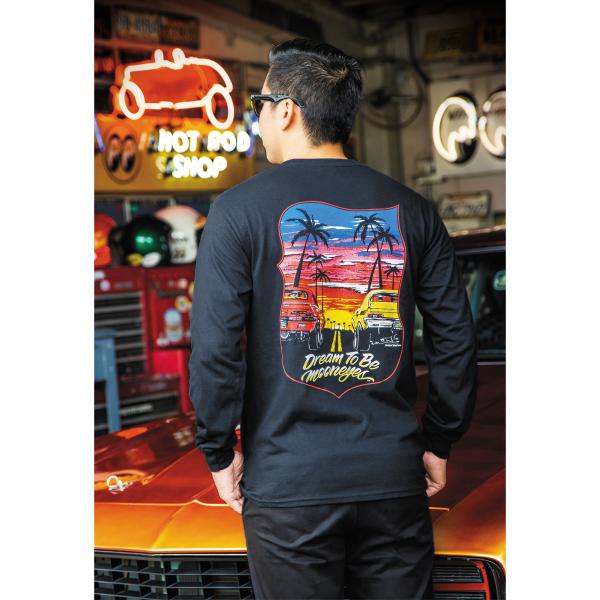 30%OFF ムーンアイズ Dream To Be MOONEYES ロングスリーブ Tシャツ