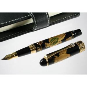 プラチナ万年筆 万年筆 PLATINUM #3776 センチュリー 加賀蒔絵 香苑作