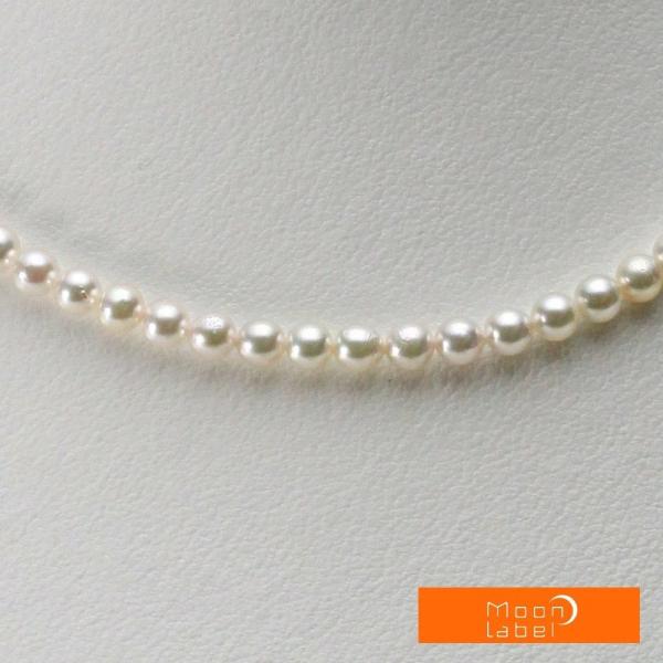 [ムーンレーベル 公式] ベビーパール ネックレス レディース あこや真珠 4.0mm ベビーパール...