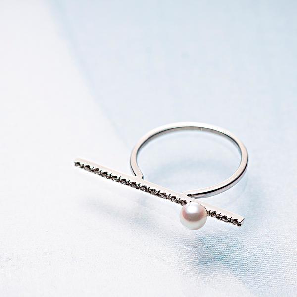 [ムーンレーベル 公式] Classy リング パール Pt900 プラチナ レディース  真珠 6...