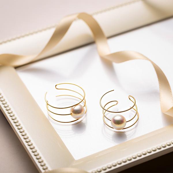 [ムーンレーベル 公式] パール リング 真珠 指輪 一粒 パール Embrace パールリング K...