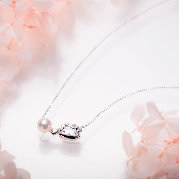 [ムーンレーベル 公式] ハローキティ ネックレス Hello Kitty Lovely ペンダント...