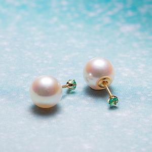 Gemini [ムーンレーベル 公式] ルビー パール ピアス ルビー ピアス