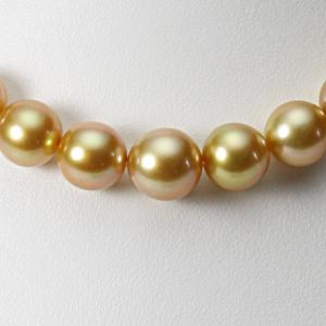 [ムーンレーベル 公式] パール ネックレス 南洋真珠 10-12mm 白蝶 真珠 ネックレス レディース GW01210O12NG000000