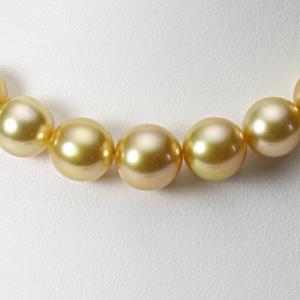 [ムーンレーベル 公式] パール ネックレス 南洋真珠 10-12mm 白蝶 真珠 ネックレス レディース GW01210O13NG000000