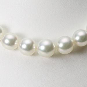[ムーンレーベル 公式] パール ネックレス 南洋真珠 10-12mm 白蝶 真珠 ネックレス レディース GW01210O31WH000000