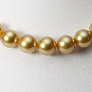 [ムーンレーベル 公式] パール ネックレス 南洋真珠 10-12mm 白蝶 真珠 ネックレス レディース GW01210R12NG000000