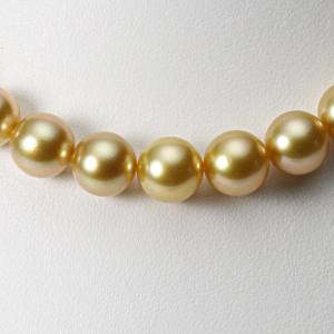 ムーンレーベル 公式] パール ネックレス 南洋真珠 11-13mm 白蝶 真珠