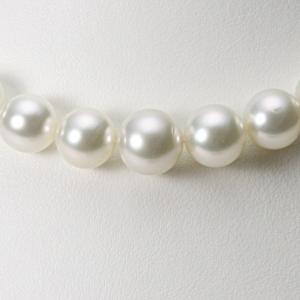 南洋真珠ネックレス　バロック　11〜13mm 箱あり ムーンレーベル 公式] パール ネックレス 南洋真珠 11-13mm 白蝶 真珠