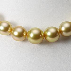 ムーンレーベル 公式] パール ネックレス 南洋真珠 11-13mm 白蝶 真珠