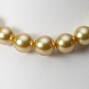 [ムーンレーベル 公式] パール ネックレス 南洋真珠 11-13mm 白蝶 真珠 ネックレス レディース GW01311O13NG000000