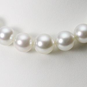 [ムーンレーベル 公式] パール ネックレス 南洋真珠 11-13mm 白蝶 真珠 ネックレス レディース GW01311O31WH000000
