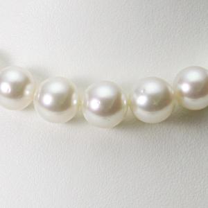 ムーンレーベル 公式] パール ネックレス 南洋真珠 11-13mm 白蝶 真珠 