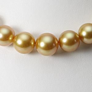 [ムーンレーベル 公式] パール ネックレス 南洋真珠 12-14mm 白蝶 真珠 ネックレス レディース GW01412R22NG000000
