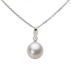 ムーンレーベル 公式] 南洋真珠 ピアス 12mm 白蝶 真珠 K18WG ホワイト