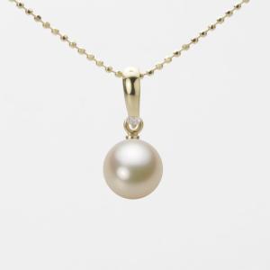 真珠 パール ペンダントトップ ヘッド あこや本真珠 8mm k18 ホワイト