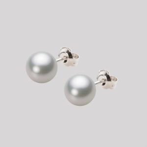 ムーンレーベル 公式] パール ピアス レディース あこや真珠 7.5mm