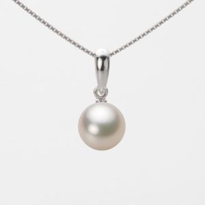 ムーンレーベル 公式] 一粒 パールネックレス レディース 8.0mm